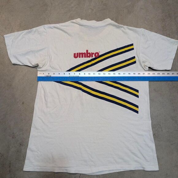 VTG 90s Umbro Scottish Football Association Mens L Single Stitch - Picture 6 of 8